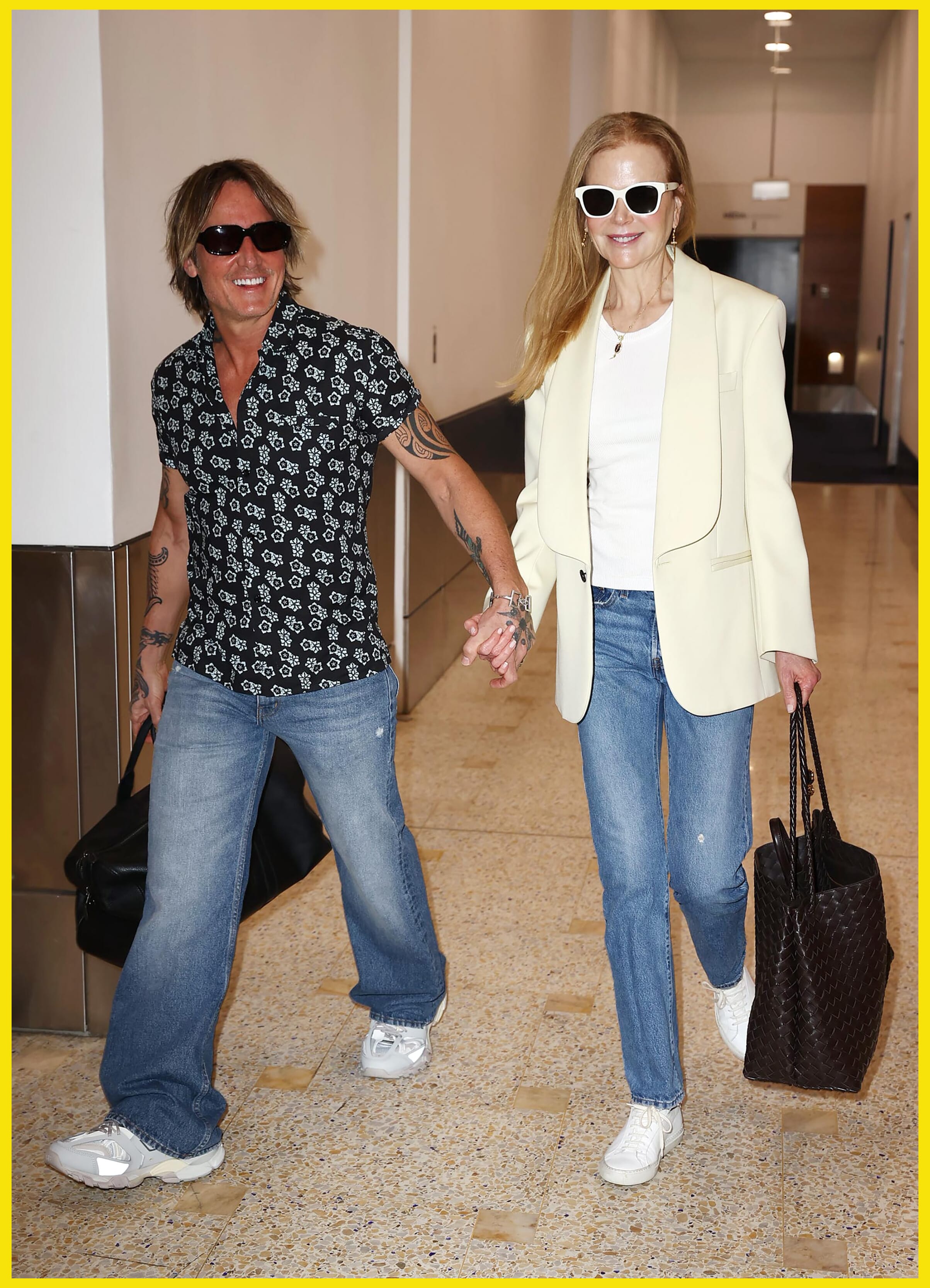 Pictured: Nicole Kidman on arrival into Sydney